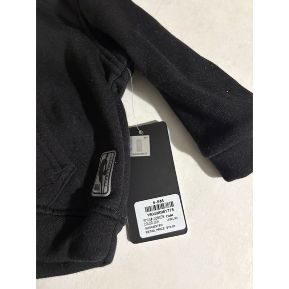 NBA Baby Hoodie Sweatshirt Black Size 6-9M (6-9 Months) Licensed Basketball - Picture 2 of 5